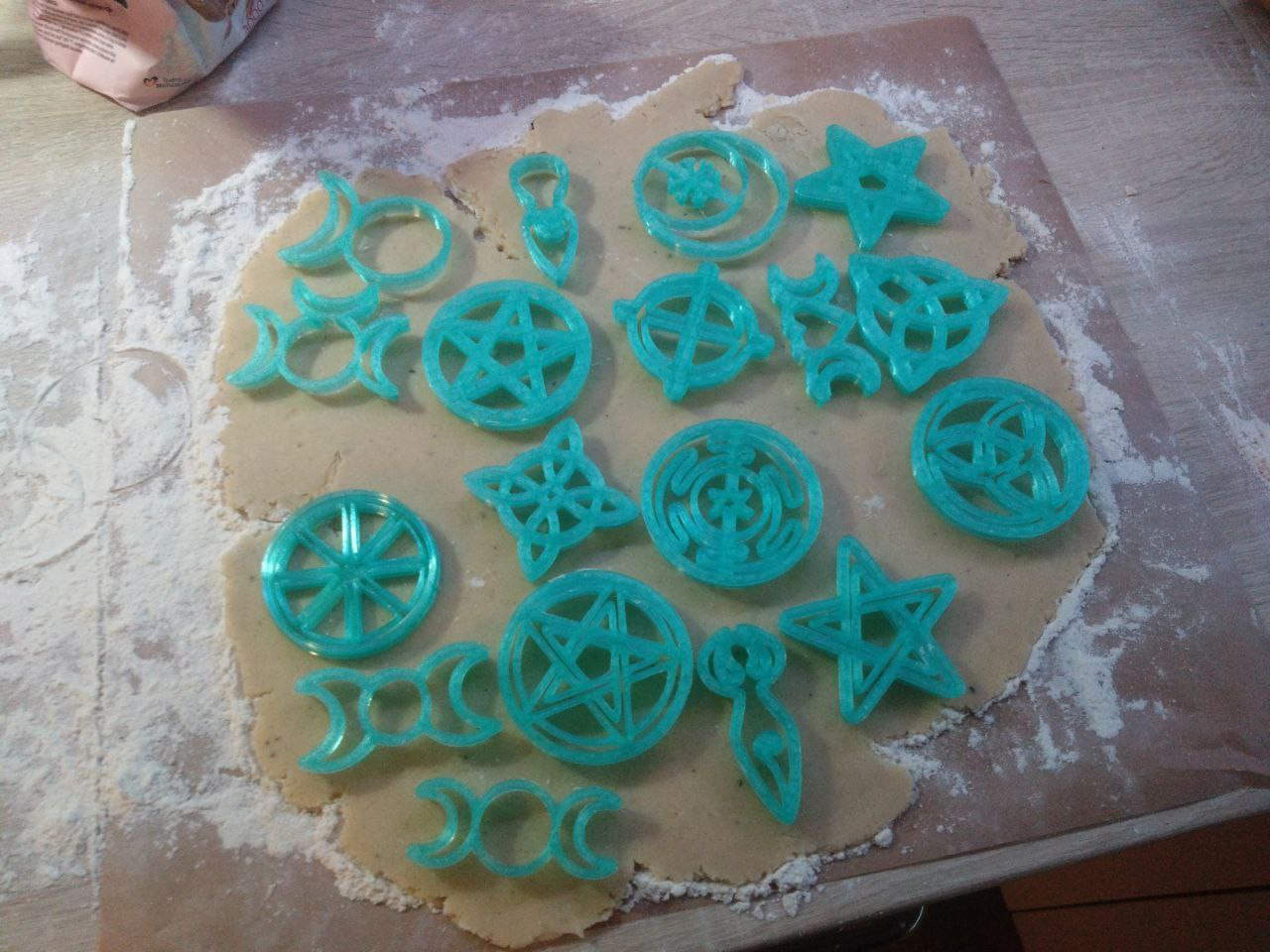 Wicca / Witches Cookie Cutters