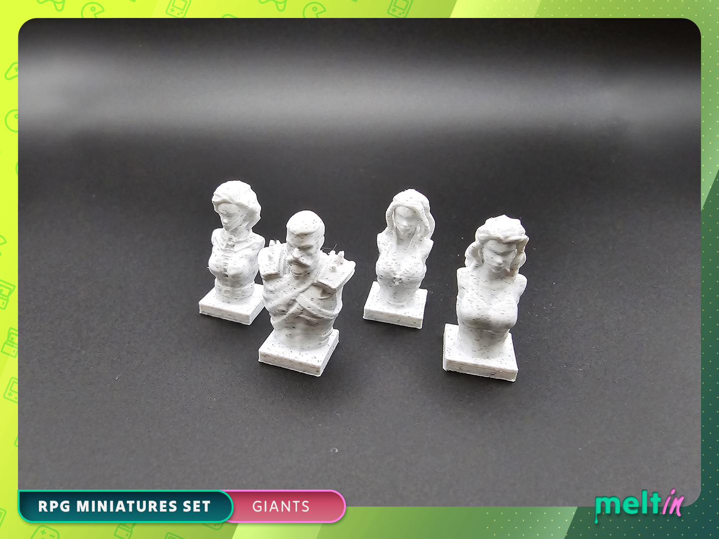 RPG Miniatures set - Giants characters