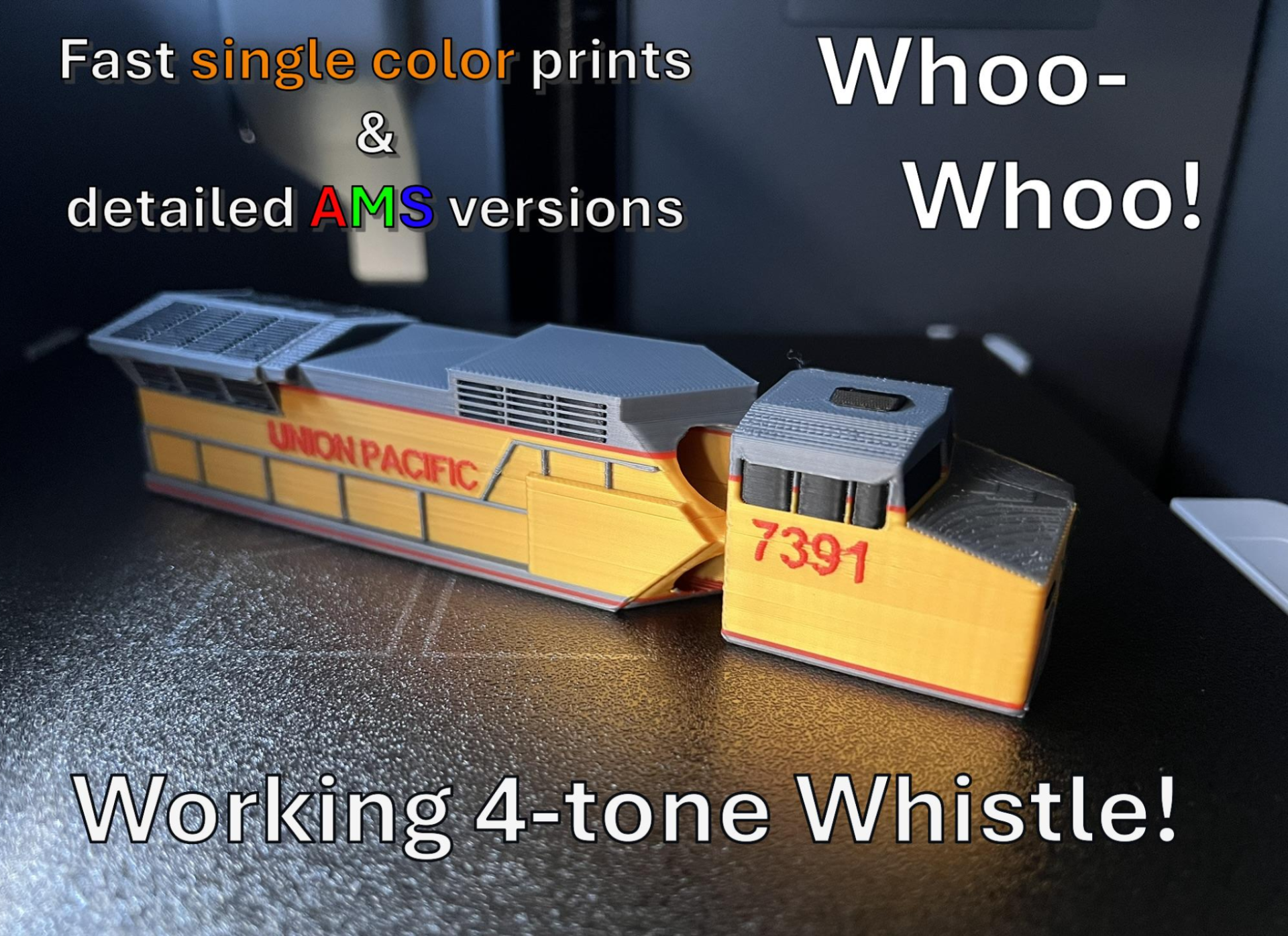 Diesel Locomotive / Train Working 4-Tone Whistle