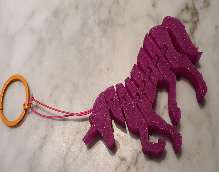 Flexi Unicorn "Hidden Keychain" Edition