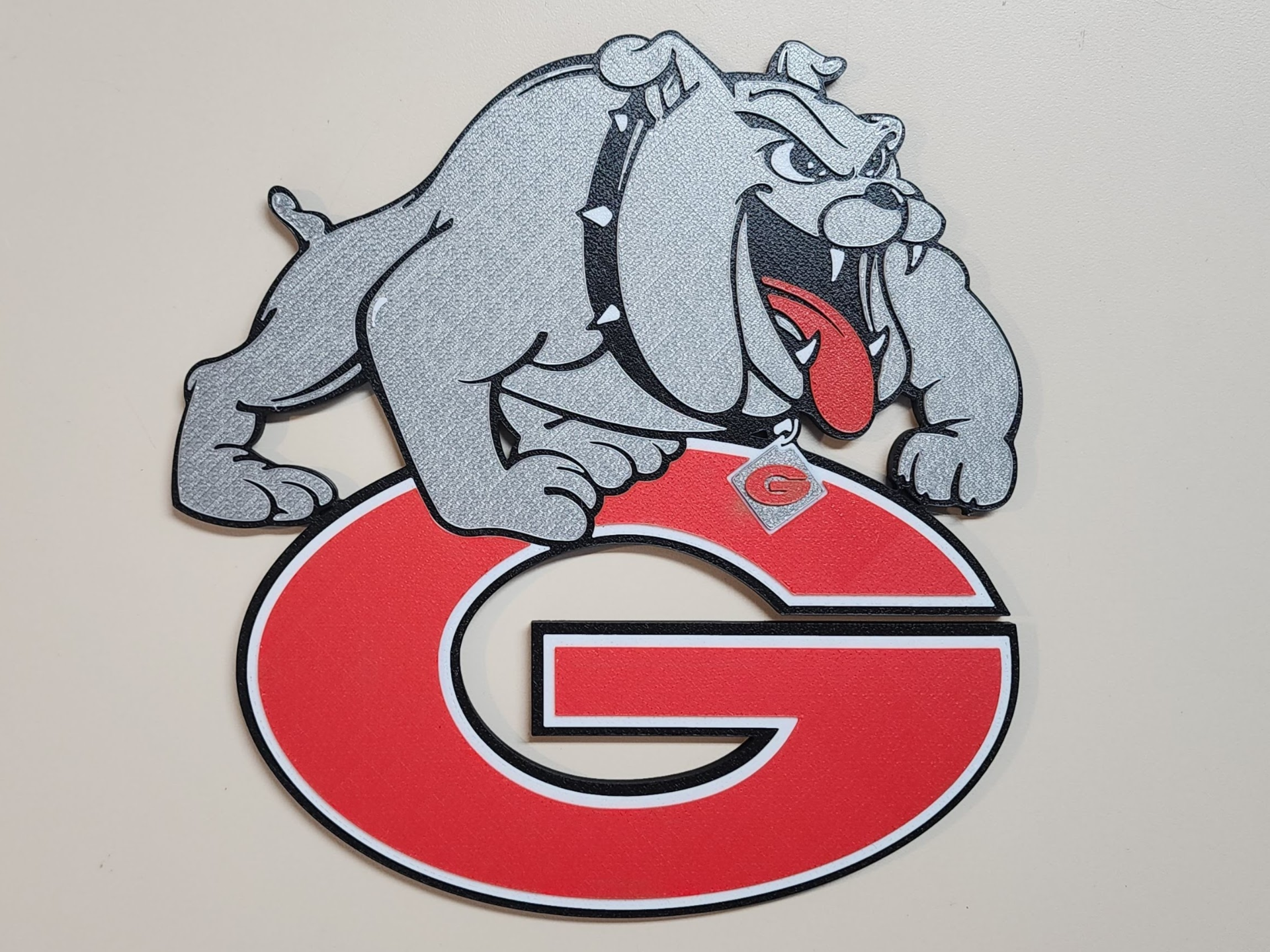 Georgia Bulldogs Wall Display
