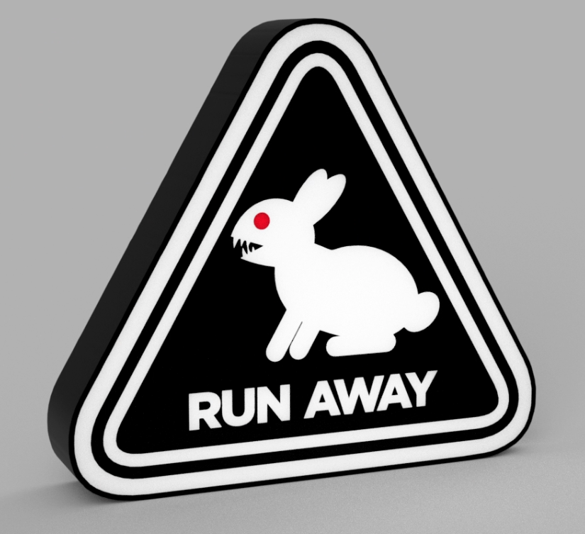 Monty Python Killer Rabbit LED Lamp