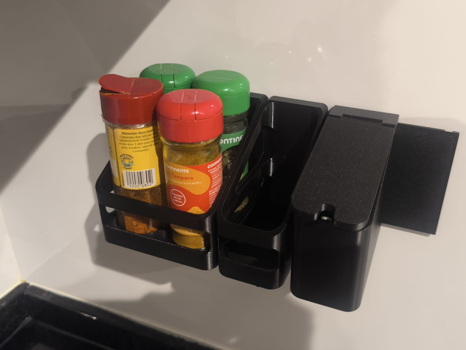 Modular kitchen utilities shelf