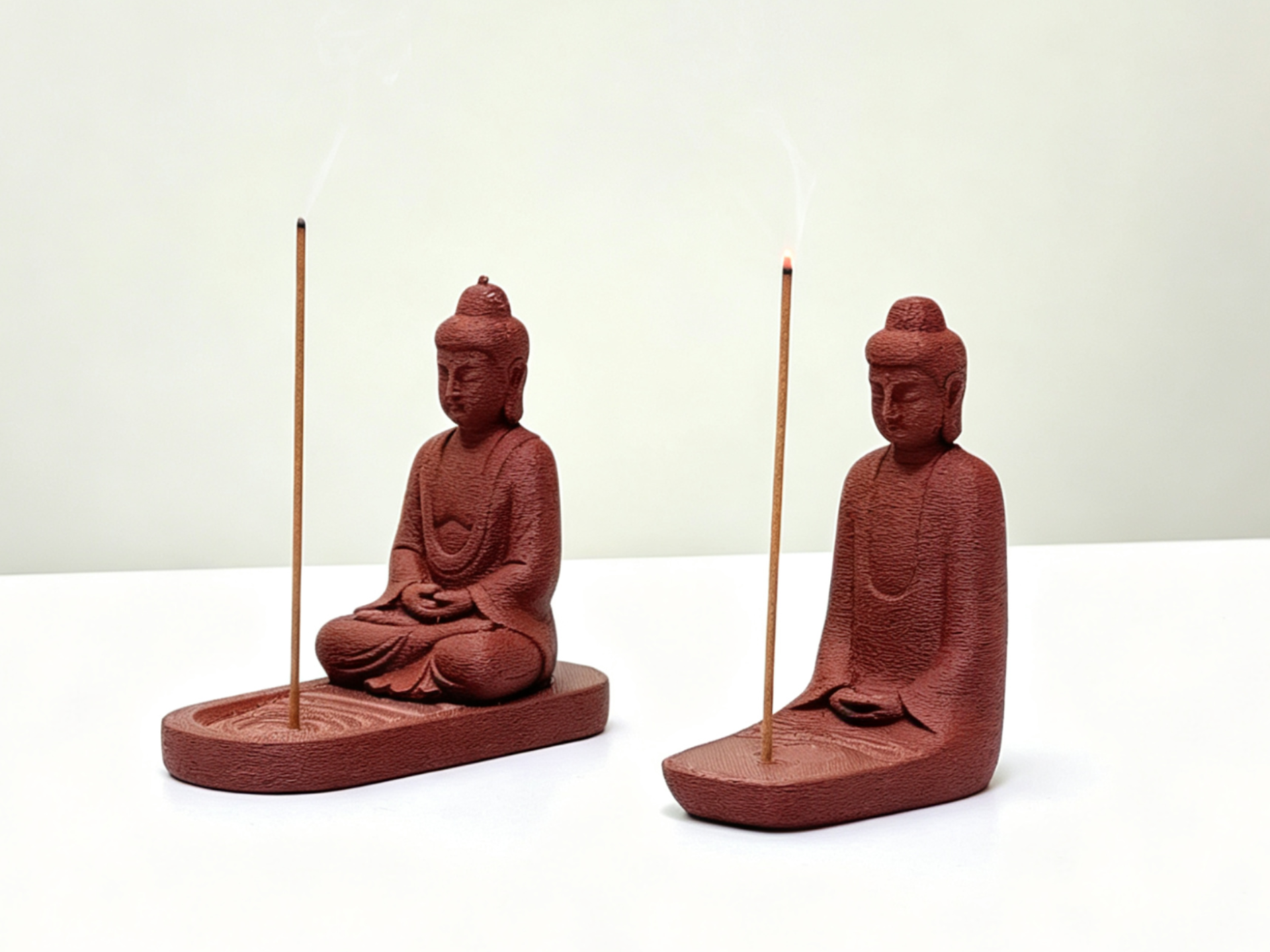 「坐佛双款」禅意香插&摆件