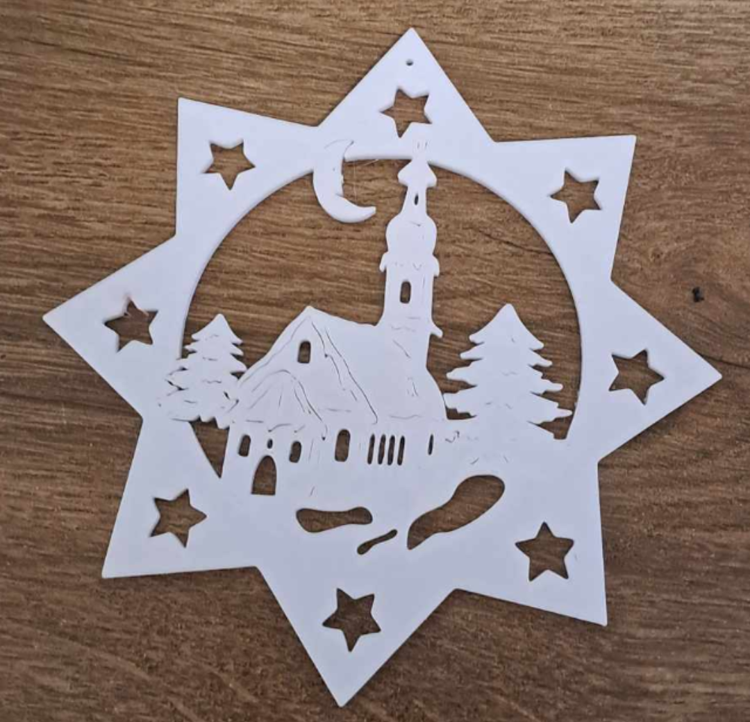 Star - church Christmas decoration
