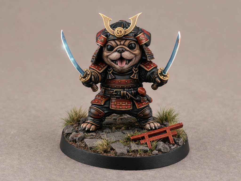 Pug Samurai