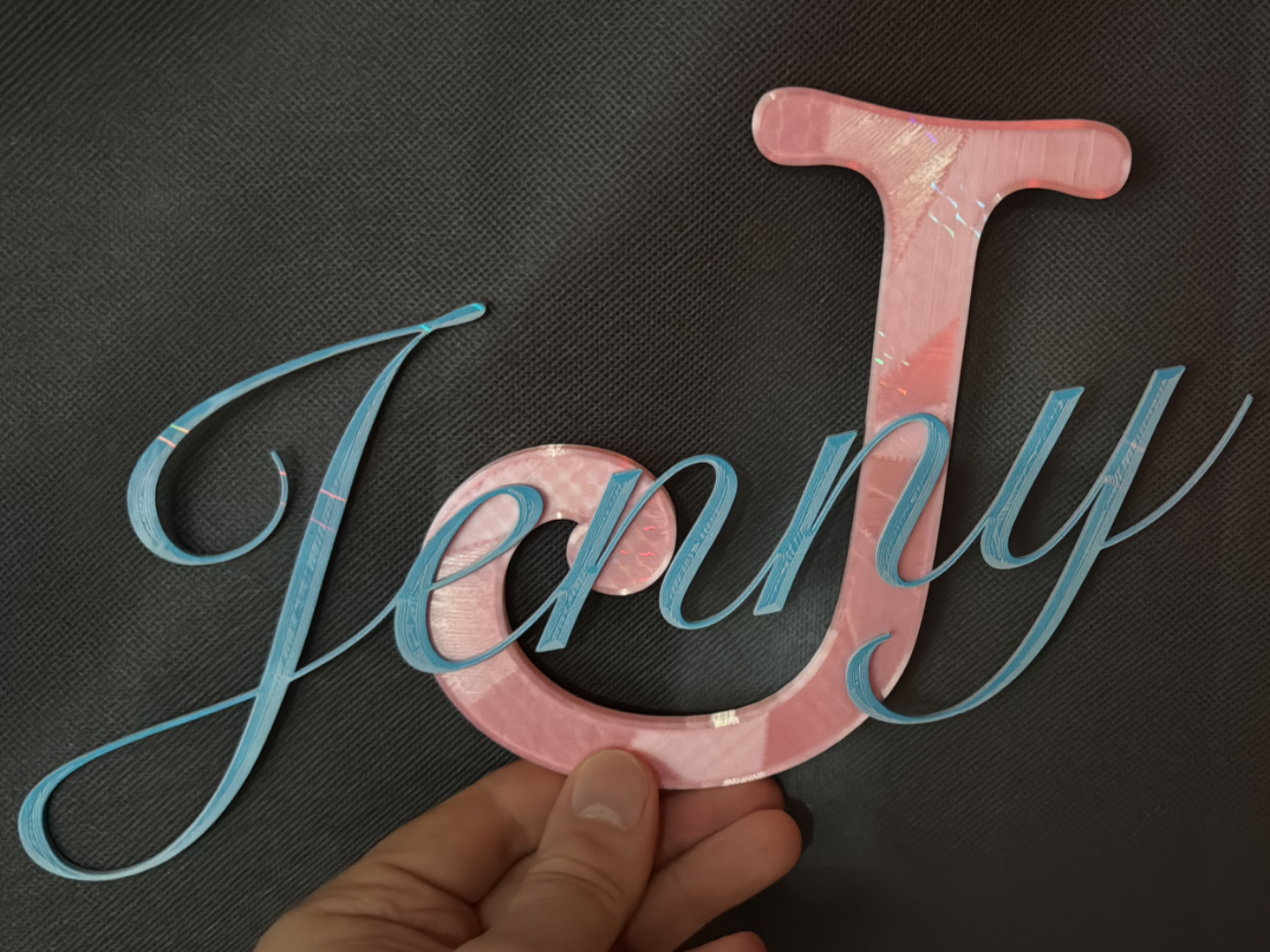 Jenny Schilder Buchstabe/Name mit Magnet