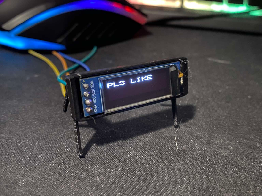 Stand for 0.96-inch OLED Display