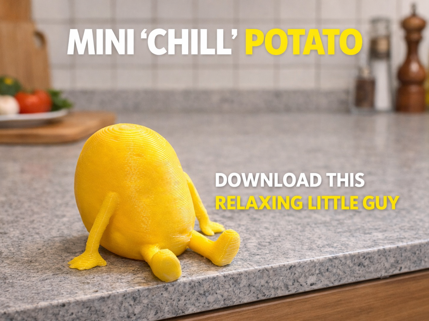 Mini Chill Potato – The Ultimate Desk Companion