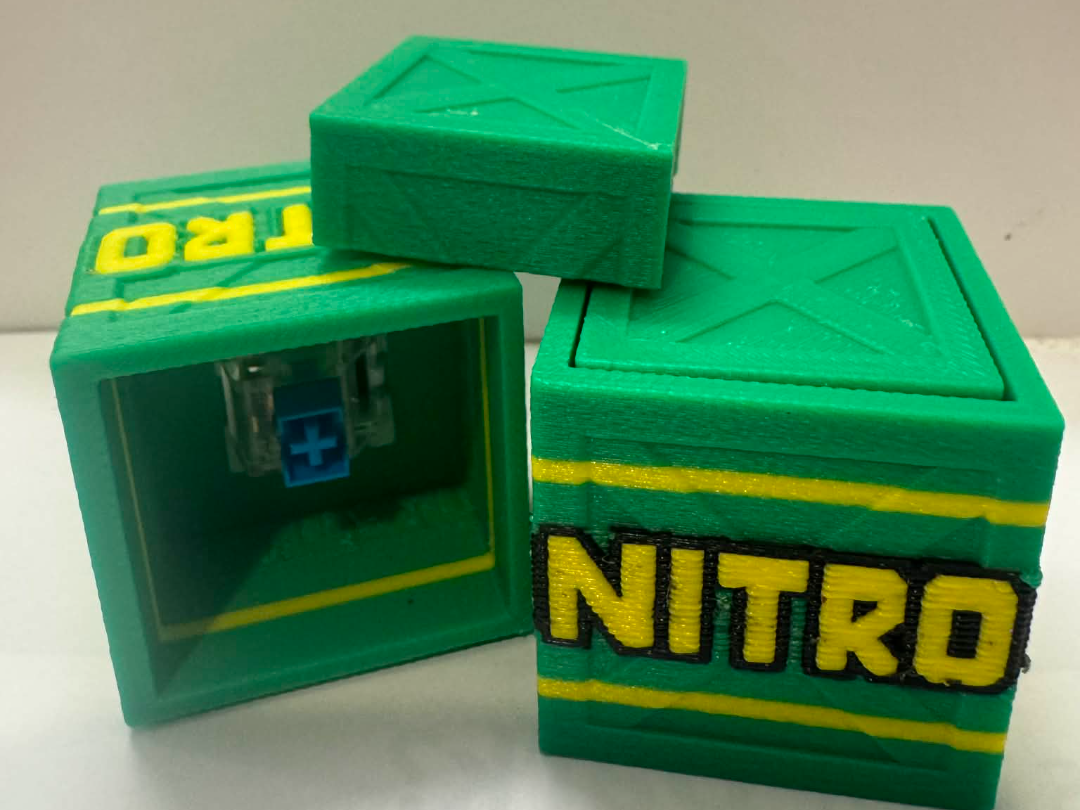 Crash Bandicoot Inspired Nitro Crate Clicker