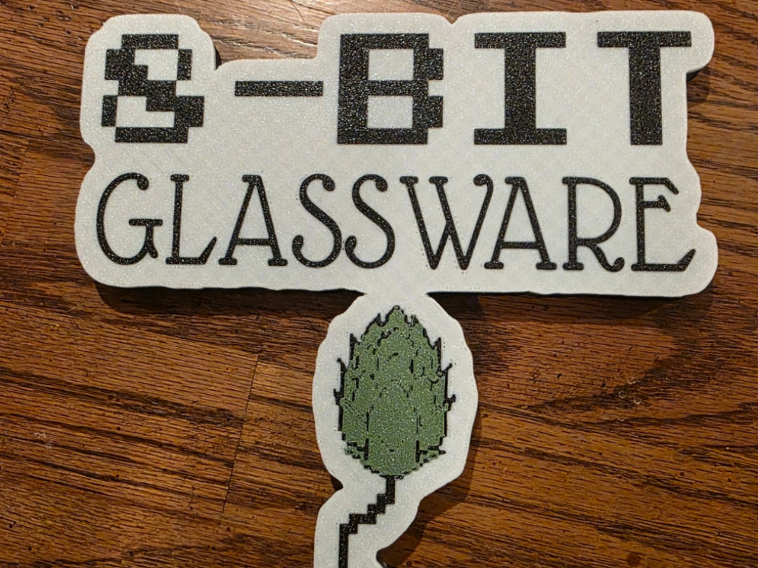 8 bit Glassware Logo