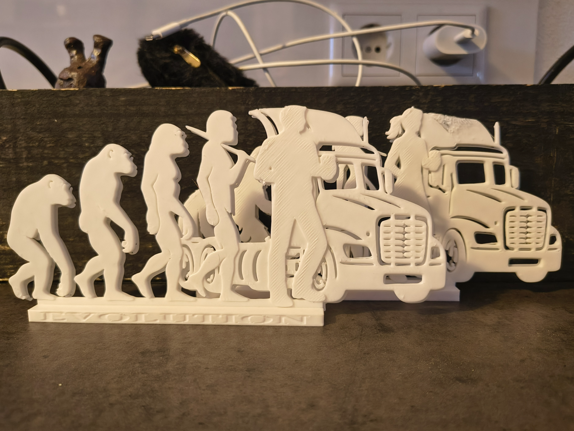 Human Evolution – Truck / Lorry Driver