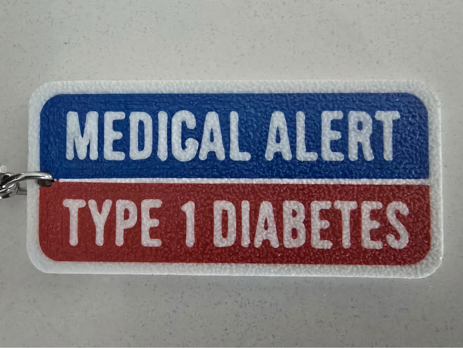 T1D Medical Alert Tag/Keychain