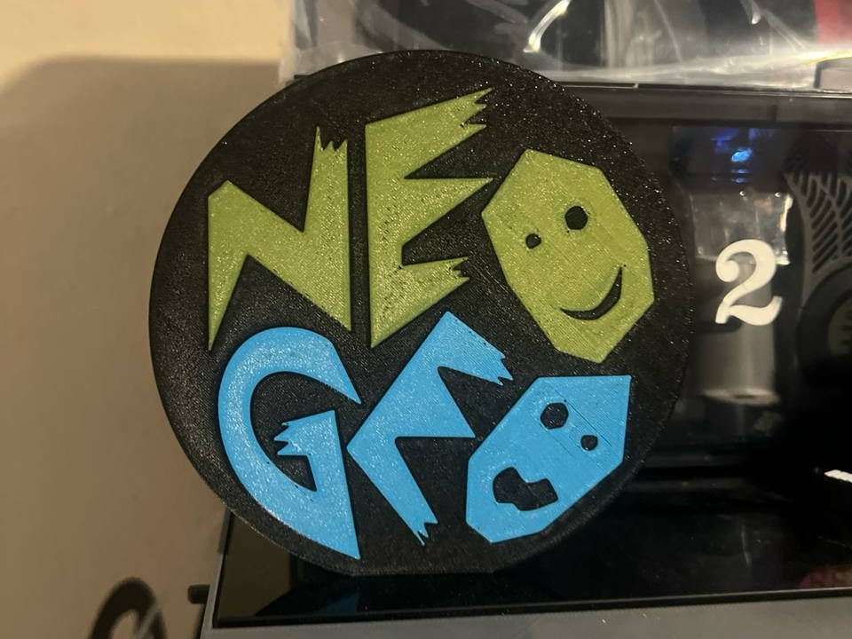 cartel decorativo neo geo