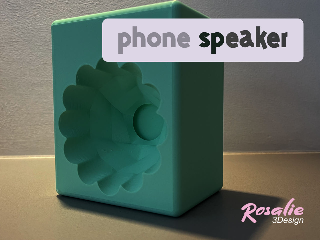 Flower Phone Speaker