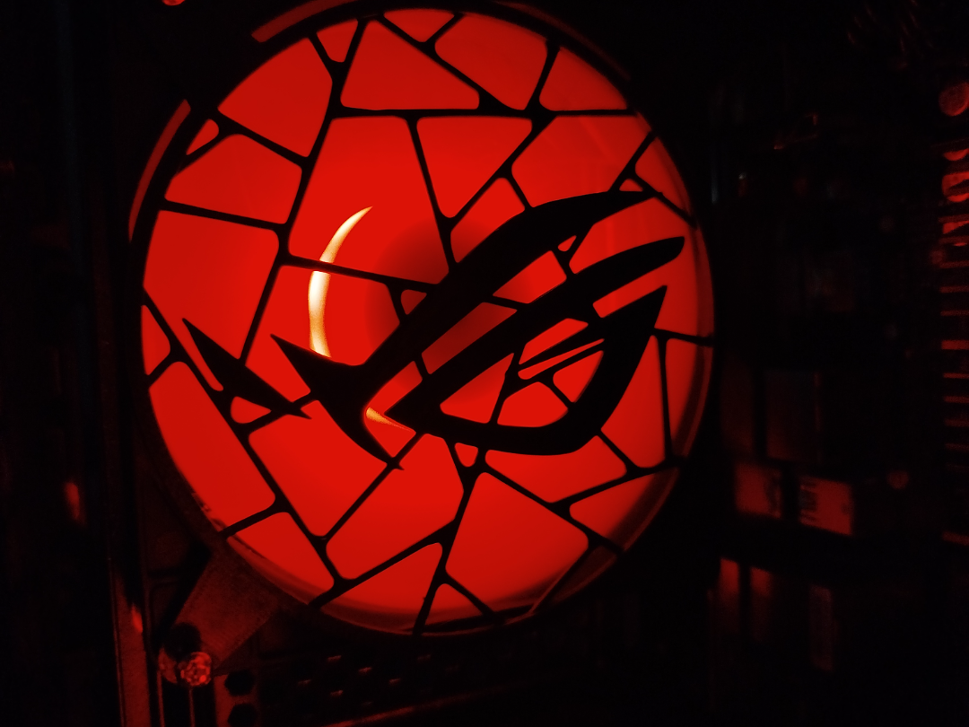 ROG GAMING logo - 120mm PC fan cover