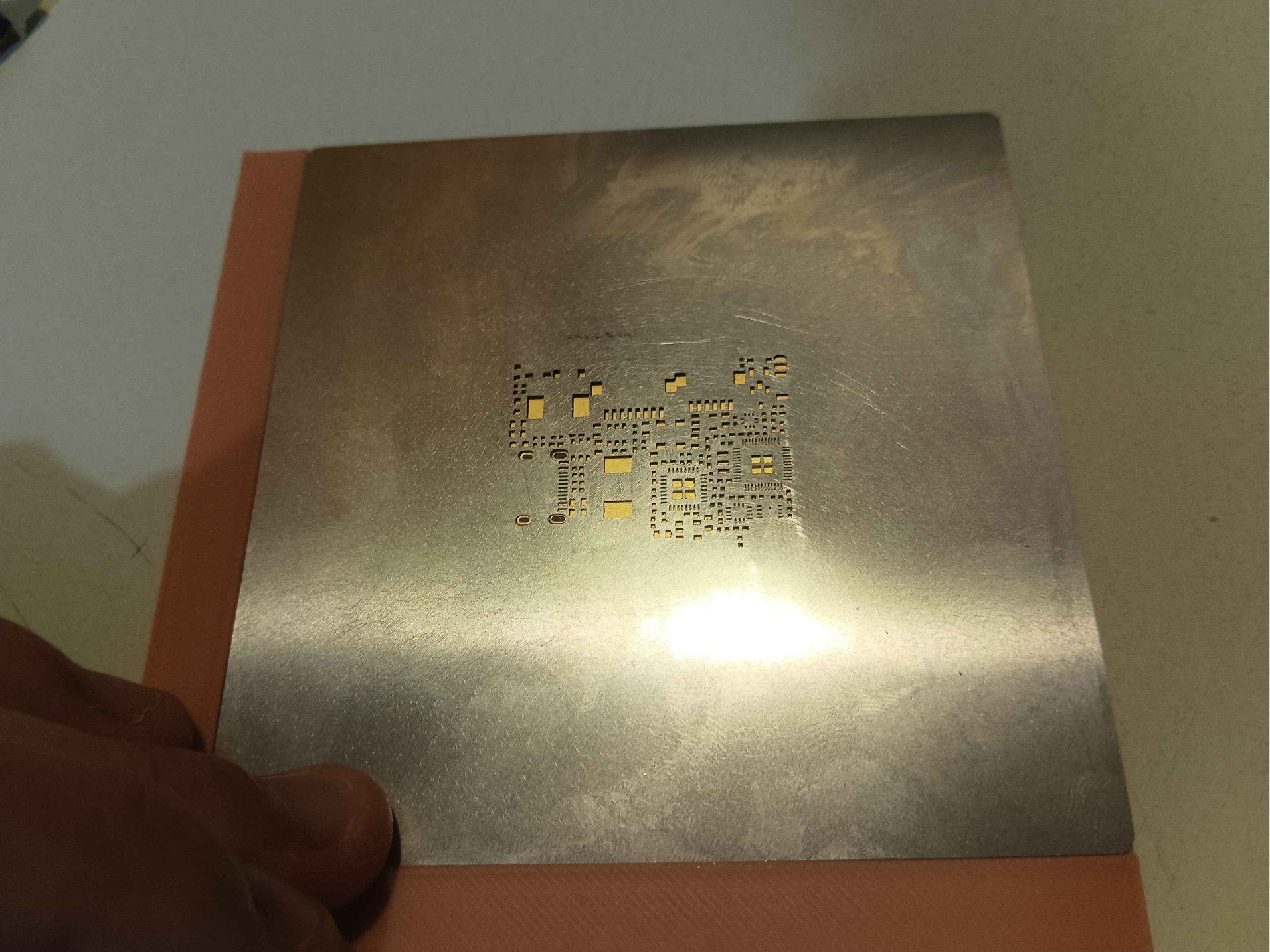 Parametric simple paste printer stencil holder
