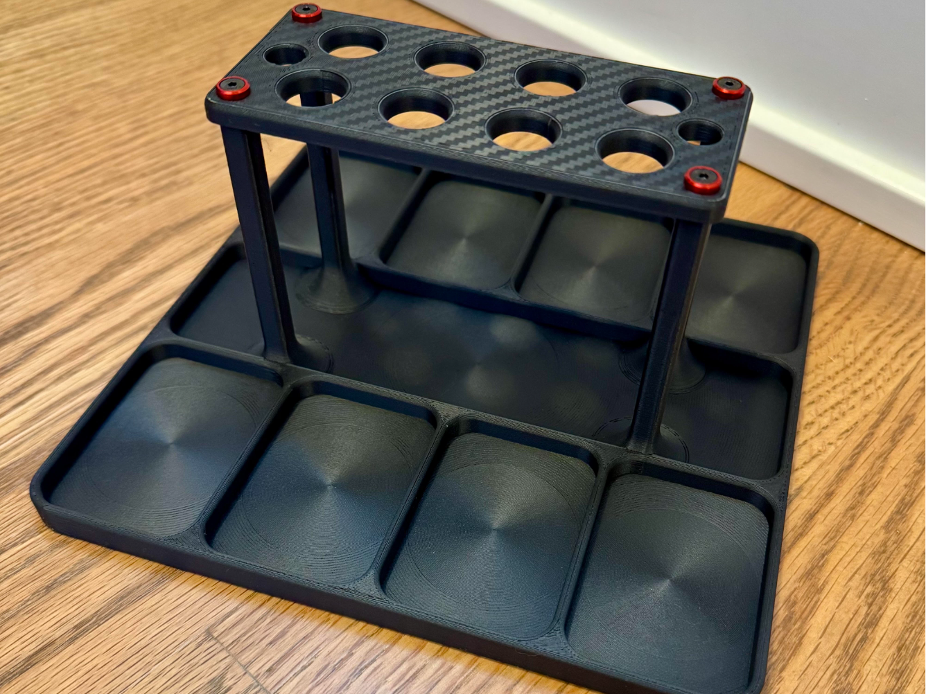 RC 1/10th Shock and Diff rebuild stand and tray