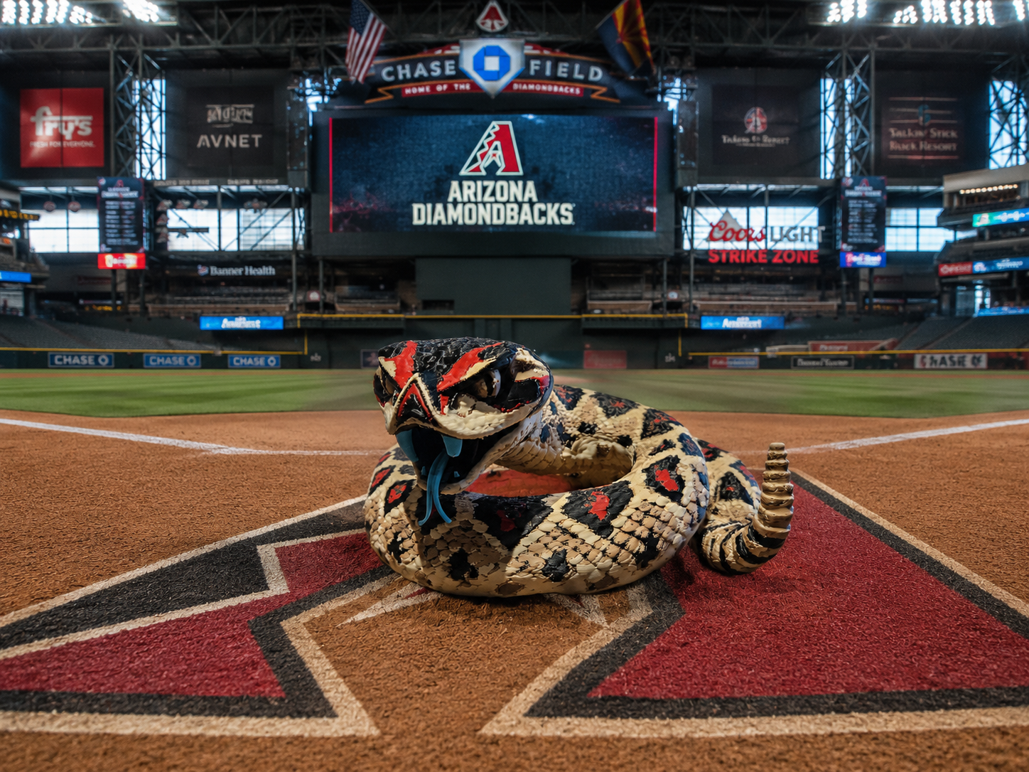 MLB - Arizona Diamondbacks Rattle Snake Sculpt