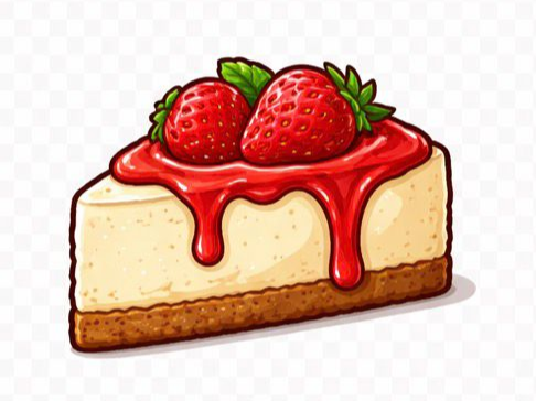 cheesecake portachiavi con anello