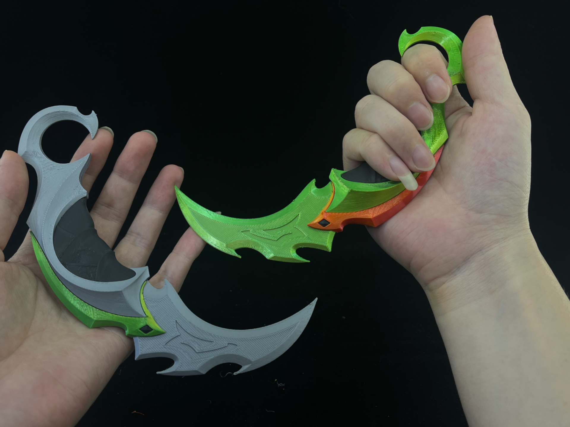 爪刀Claw knife Karambit 无畏契约 Valorant掠夺印象