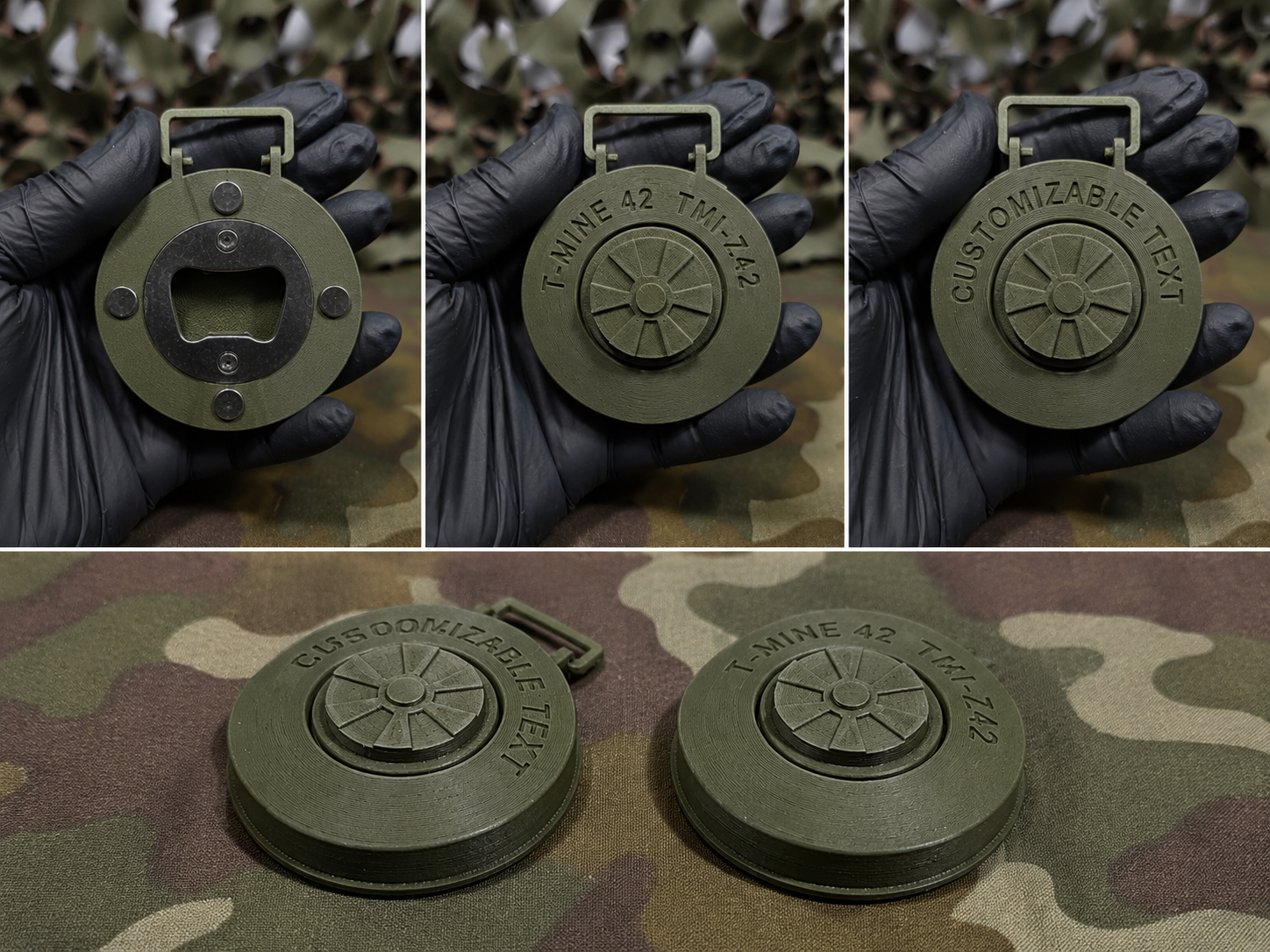 Anti-tank Mine Bottle Opener TMI 42 Customizable