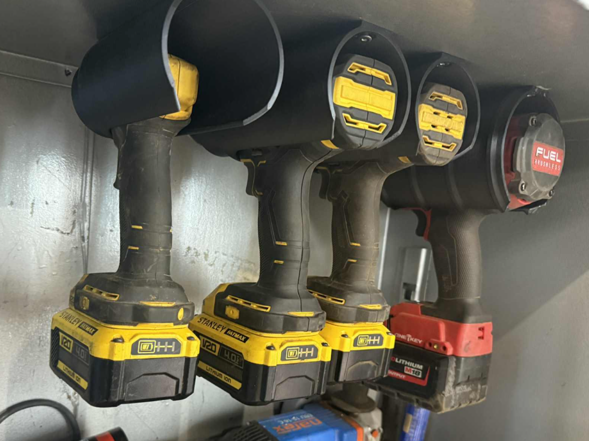 Stanley Fatmax V20 drill and battery holder