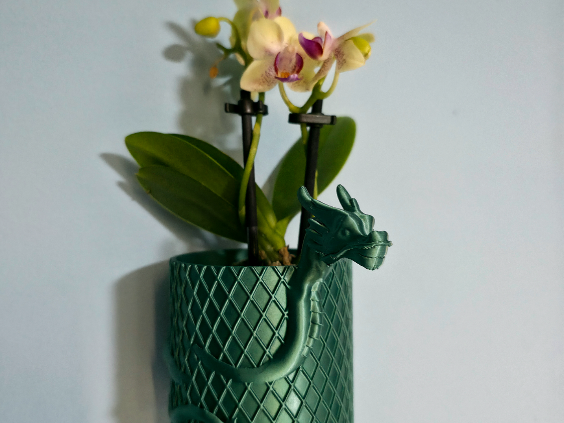 Dragon Wall Planter Pot