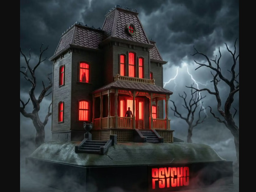 Bates House LightBox (Psycho) scale 1:87