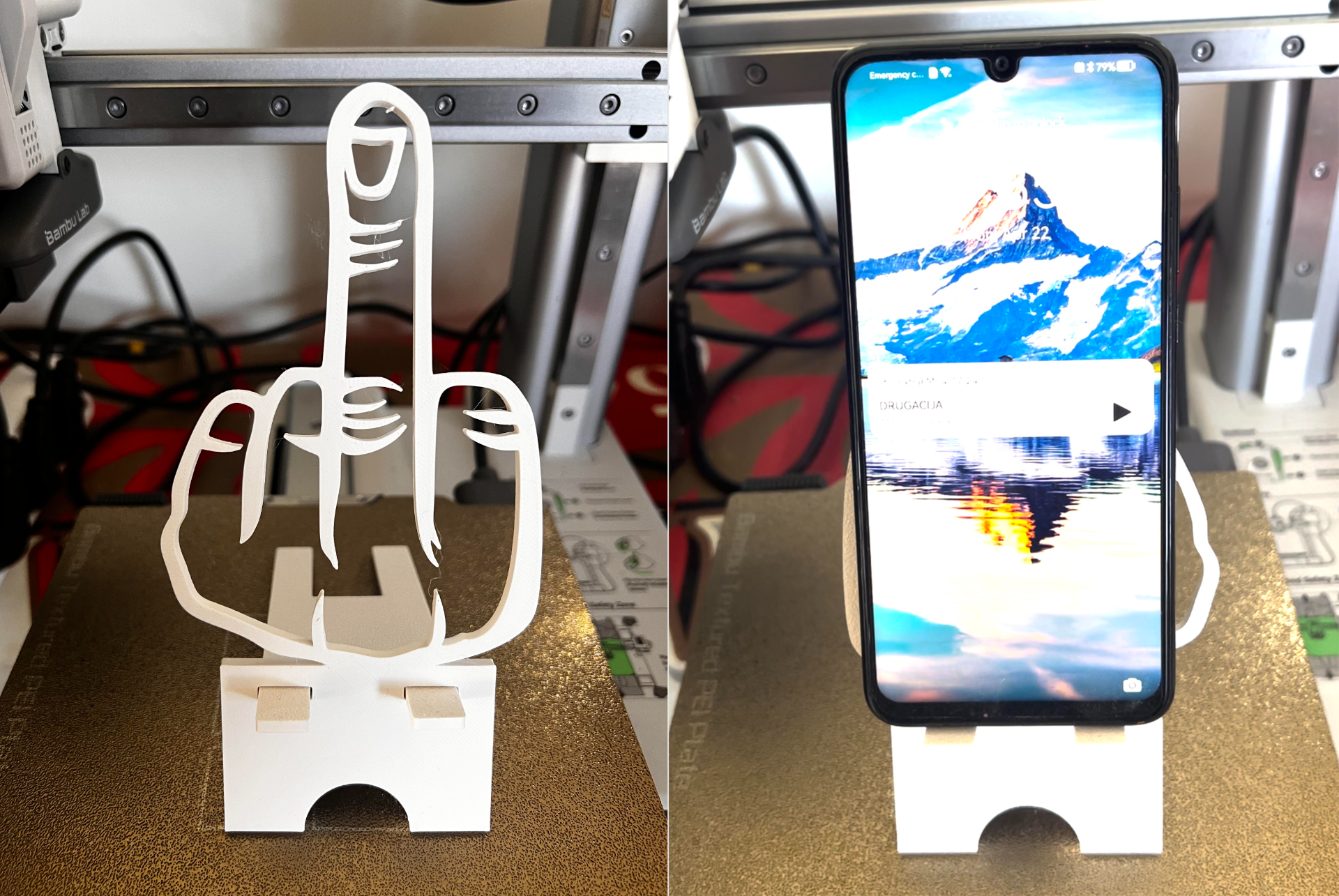 Phone Stand Middle Finger