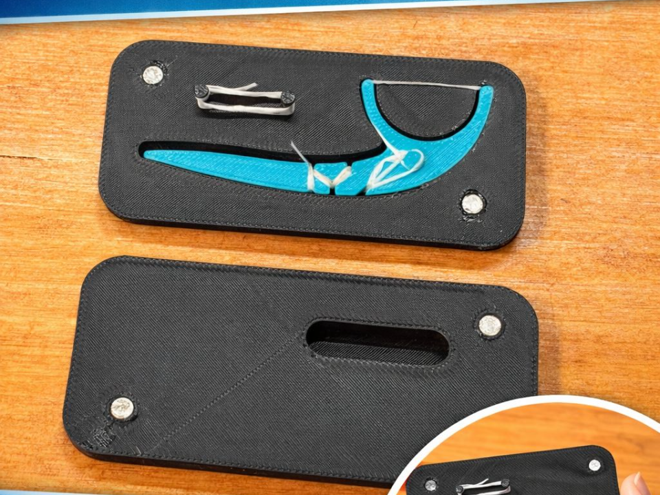 porta filo interdentale riutilizzabile - magnetico