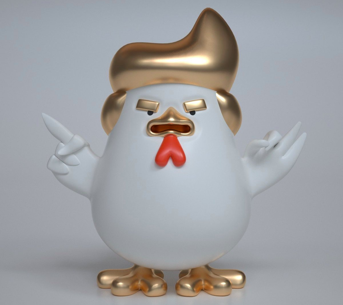 Presidential Rooster (Trump)