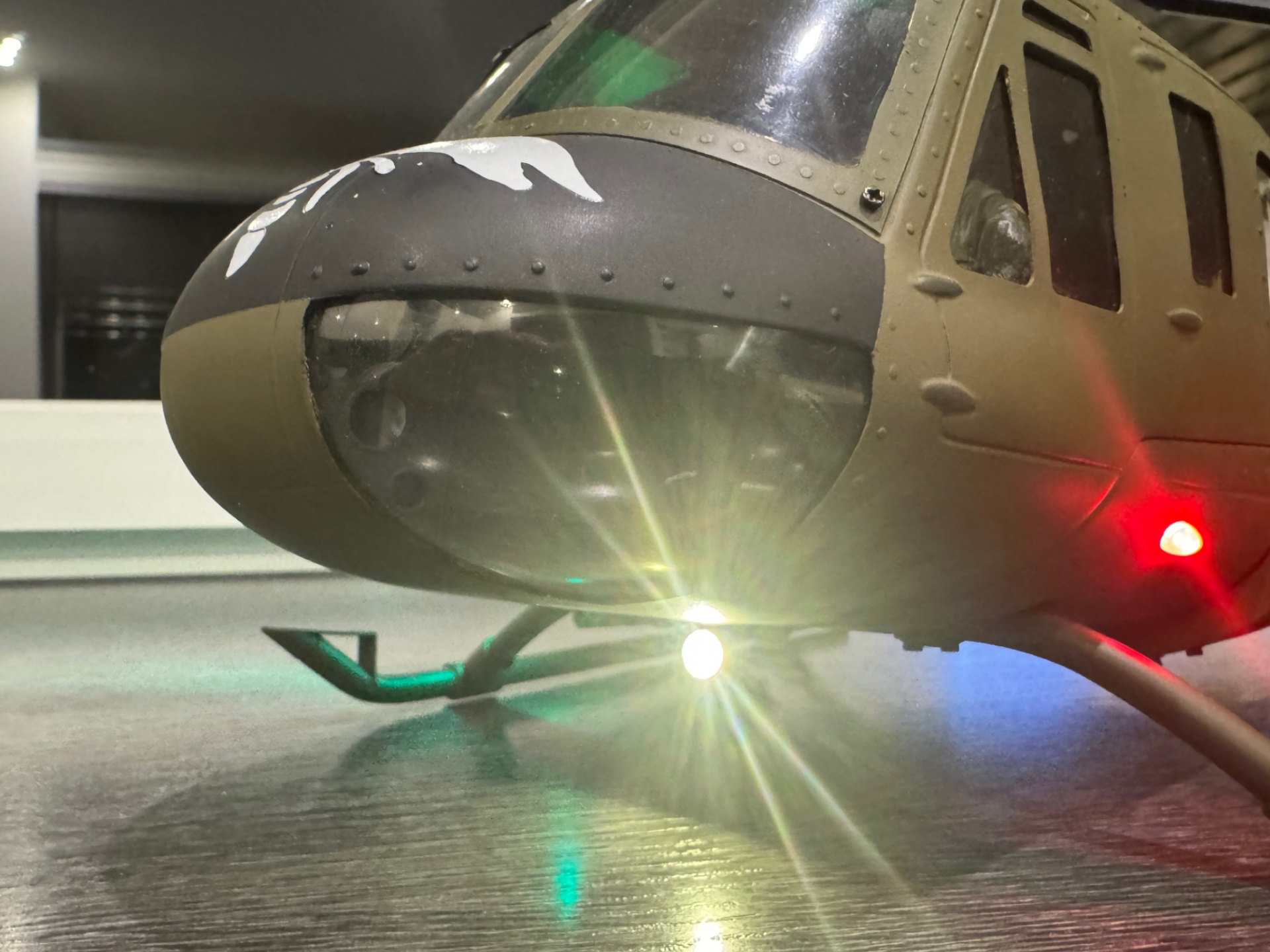 Scheinwerfer UH-1 Roban Rotorscale