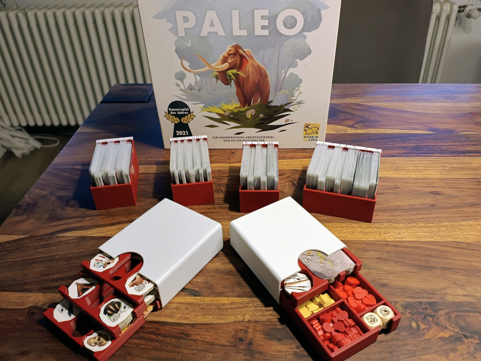 Paleo board game organizer + expansion + modules