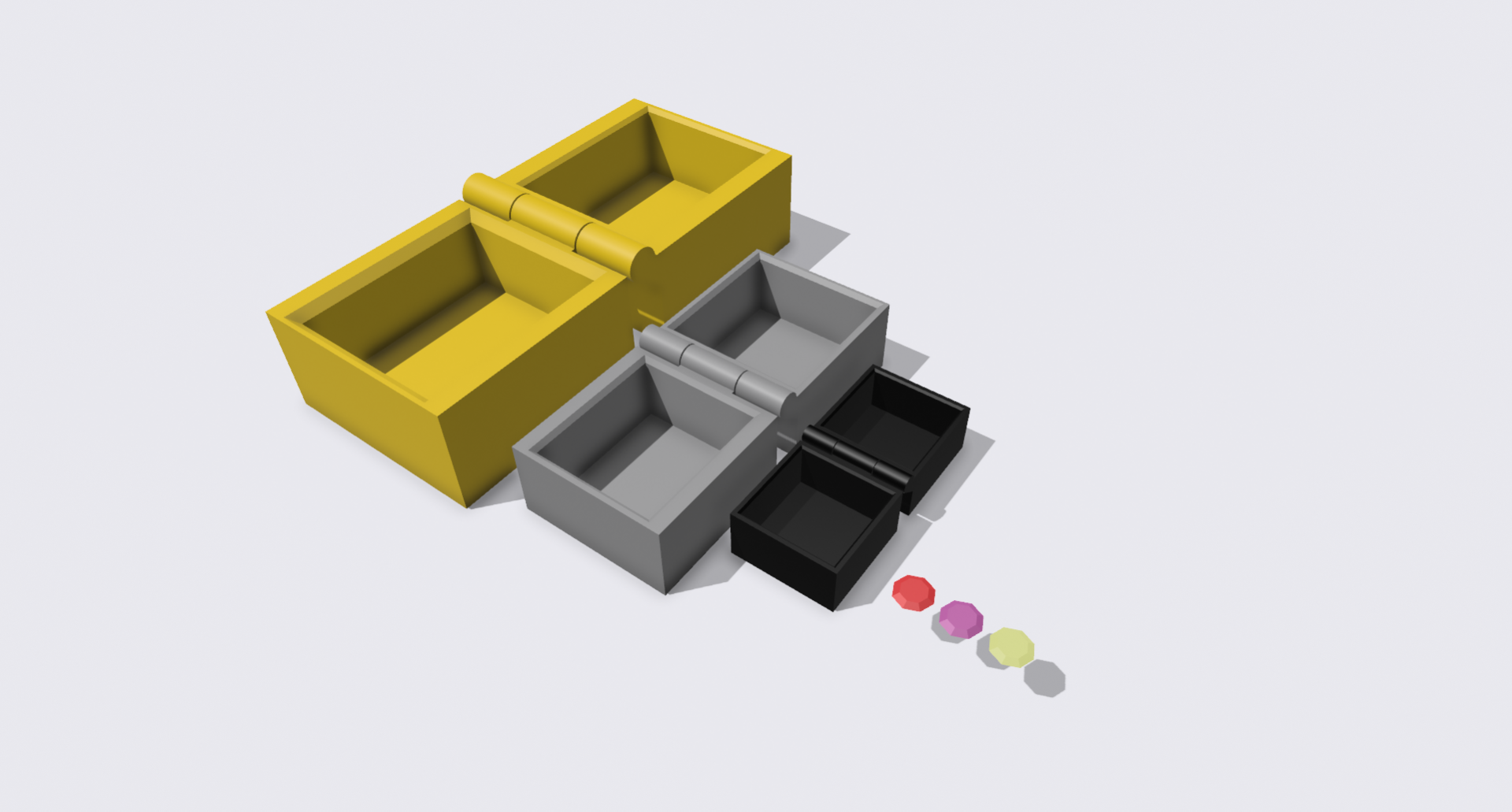 Print in place box