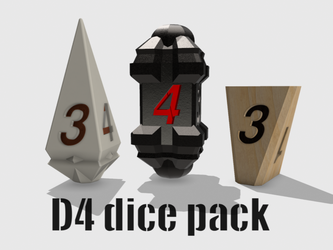D4 dice pack