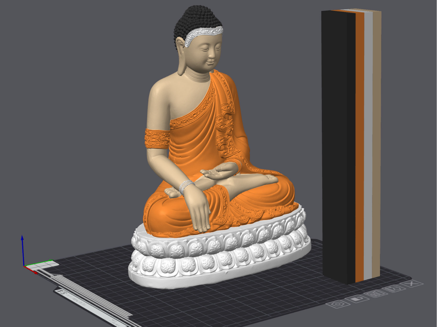 Thailand Buddha color