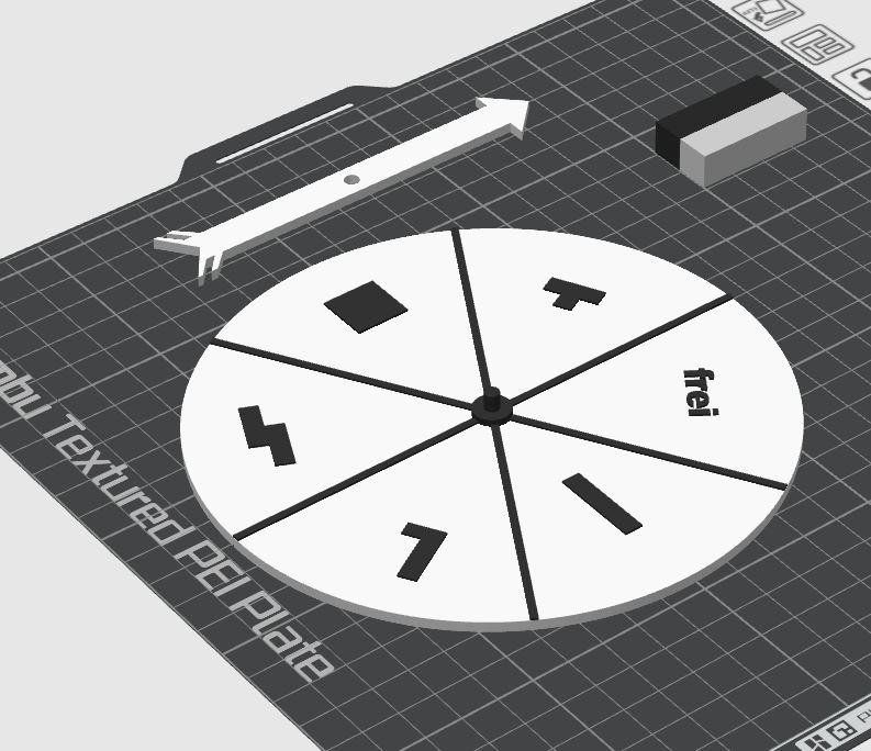 Spinning Wheel Balance Tetris