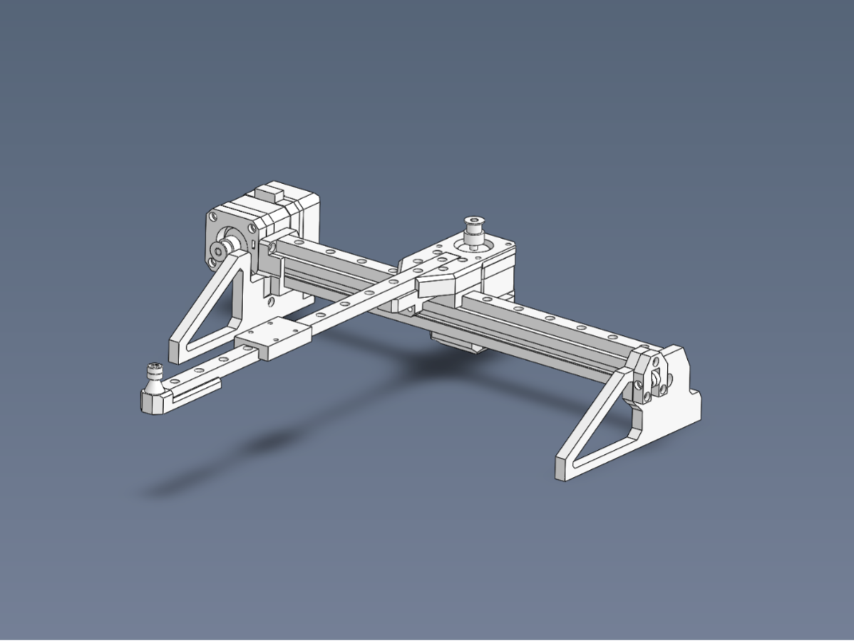 CortexNC 2 axis test machine, plotter, drawing arm