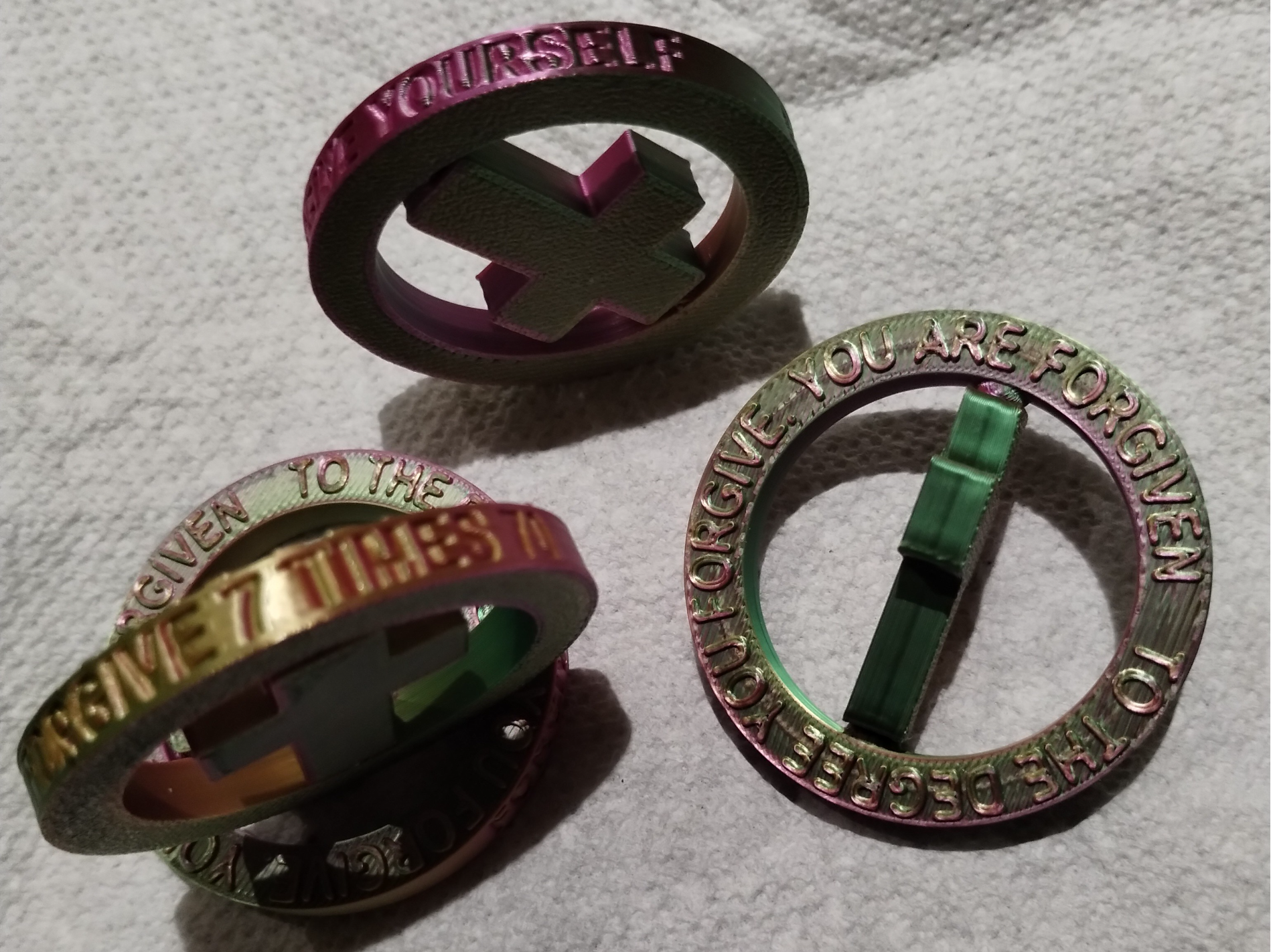 Christian Forgiveness Cross Fidget