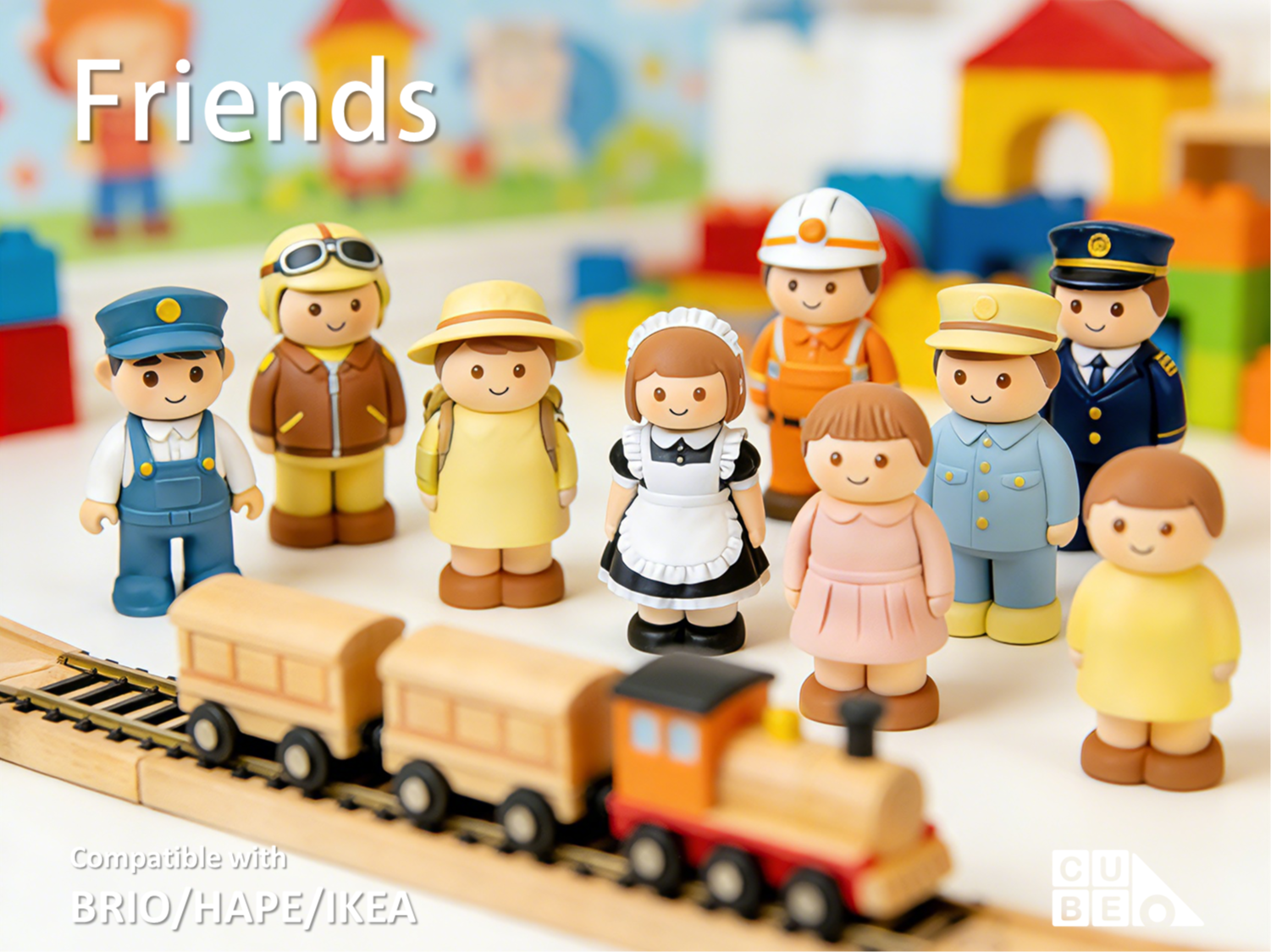 CUBEUNi-Kids and the best friends-No AMS-IKEA/BRIO