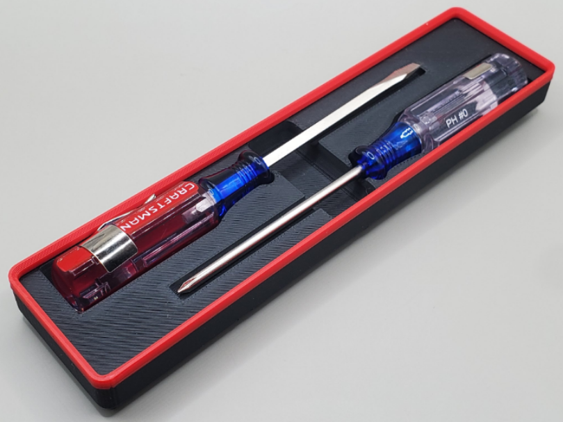 Craftsman 2-piece 2.5in Screwdriver Gridfinity Bin