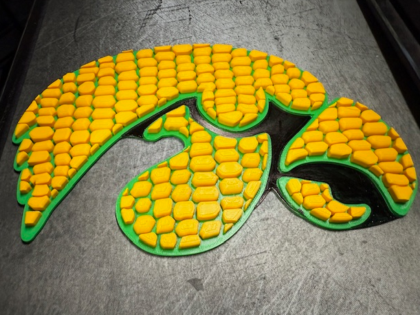 Iowa Hawkeye Corn Logo