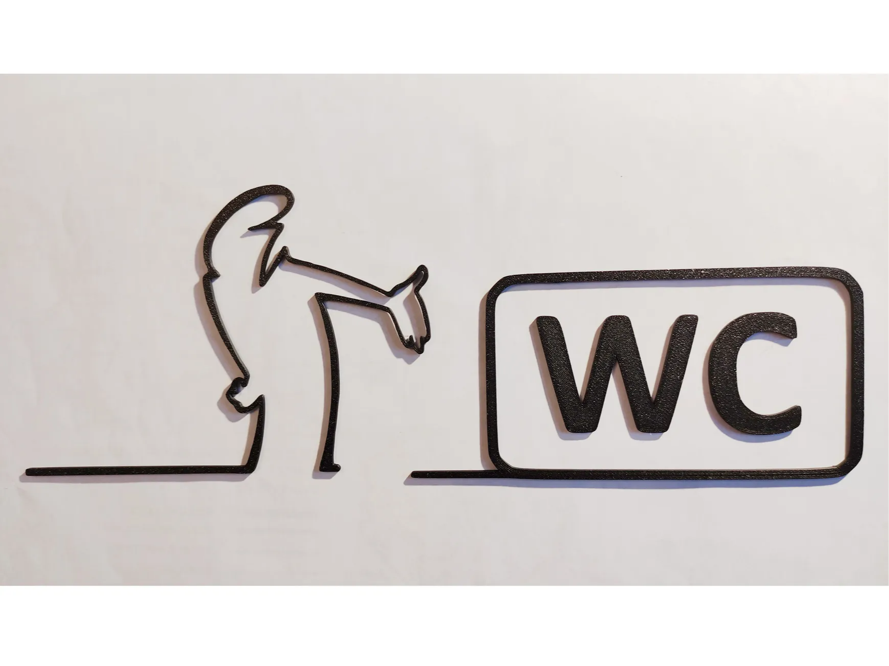 WC door hanger from "La Linea" Balum Balum.