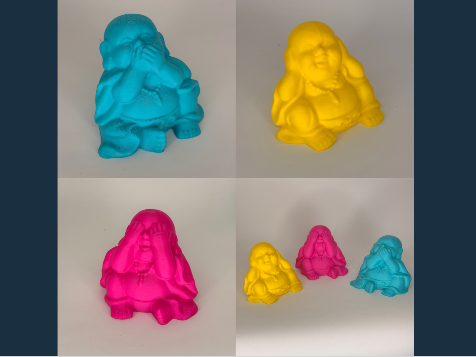 Three wise Buddhas