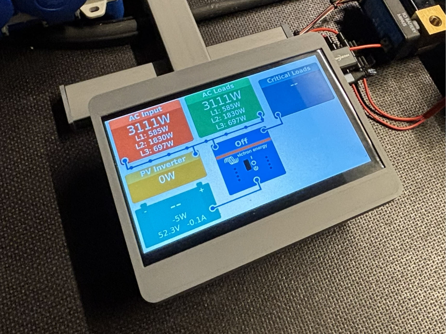 7 Zoll Touchdisplay Gehäuse elecrow