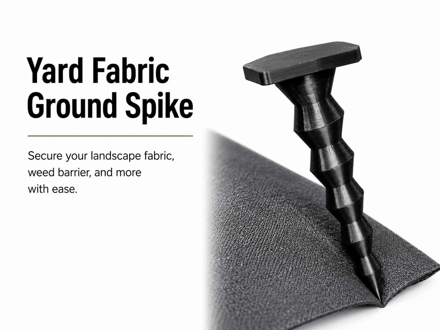 Yard Fabric Ground Spike