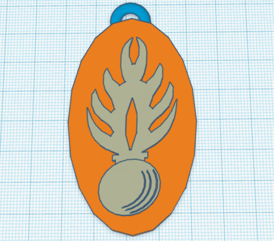 Gendarmerie keychain