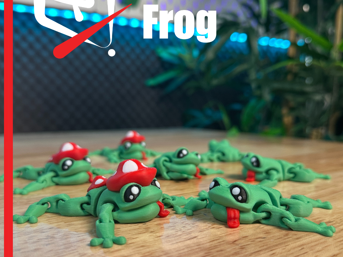 Plastic3D Articulated Frog