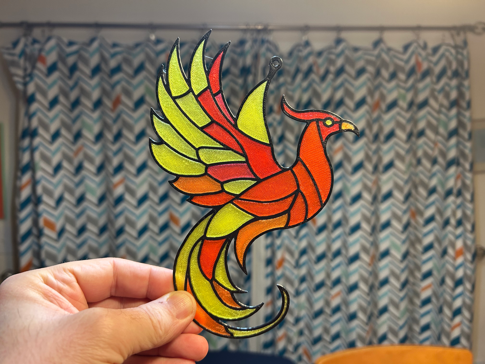 Stained Glass Phoenix